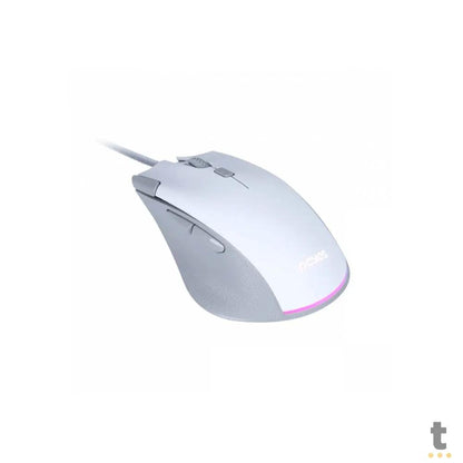 Mouse Gamer PCYes Zyron 7 Botoes 12800dpi RGB Branco - PMGZRGBW Truedata