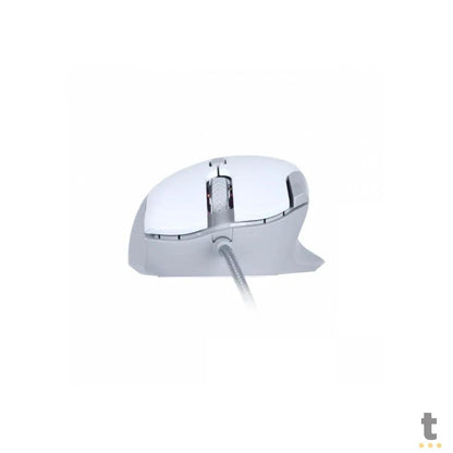 Mouse Gamer PCYes Zyron 7 Botoes 12800dpi RGB Branco - PMGZRGBW Truedata