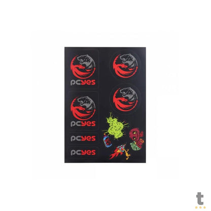 Mouse Gamer PCYes Zyron 7 Botoes 12800dpi RGB Branco - PMGZRGBW Truedata