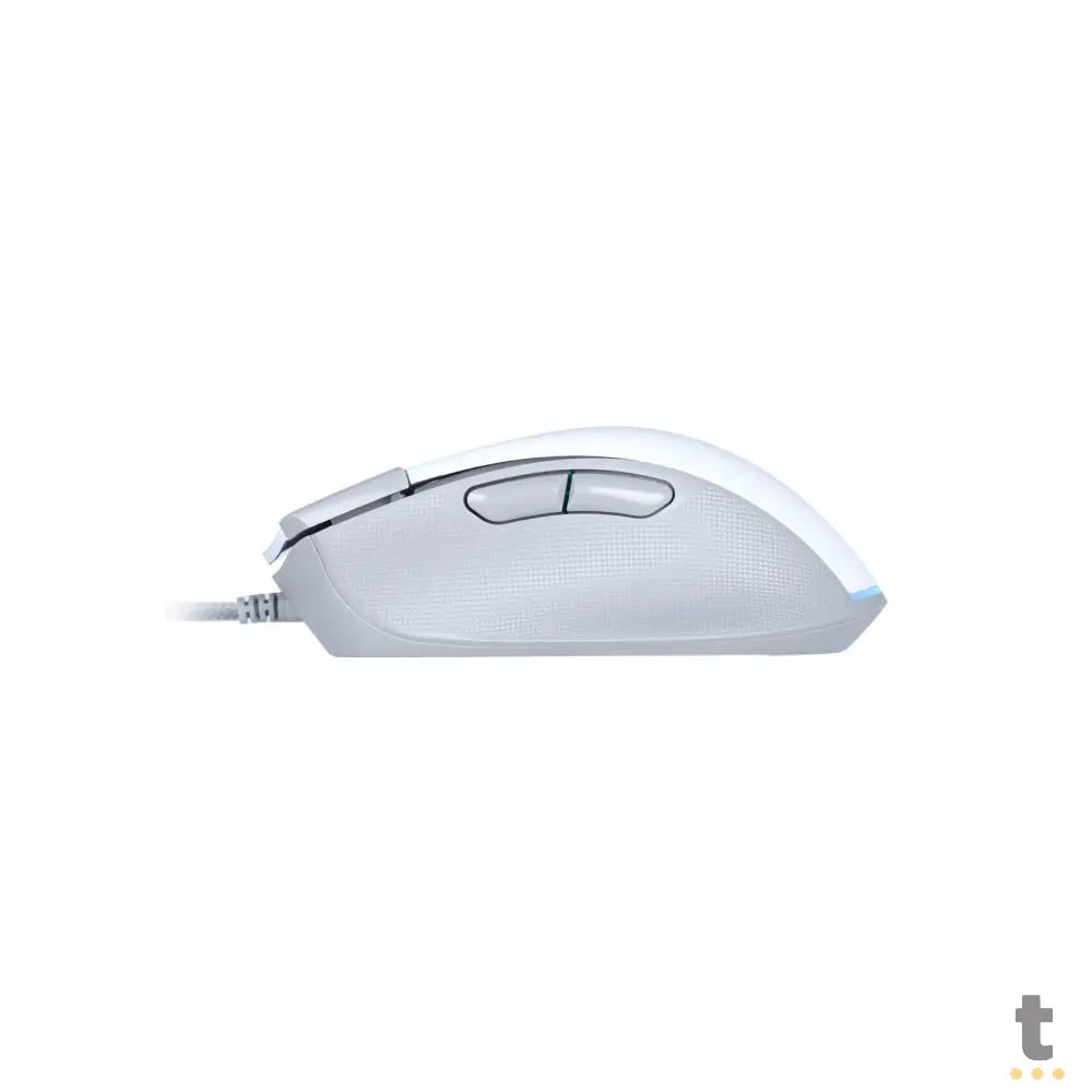 Mouse Gamer PCYes Zyron 7 Botoes 12800dpi RGB Branco - PMGZRGBW Truedata