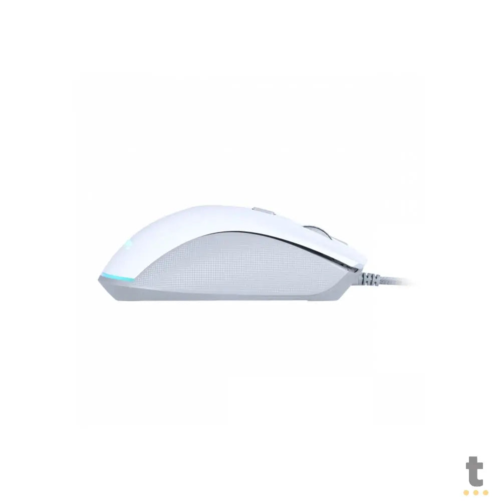 Mouse Gamer PCYes Zyron 7 Botoes 12800dpi RGB Branco - PMGZRGBW Truedata