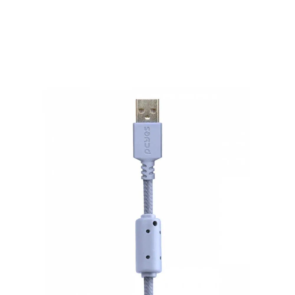 Mouse Gamer PCYes Zyron 7 Botoes 12800dpi RGB Branco - PMGZRGBW Truedata