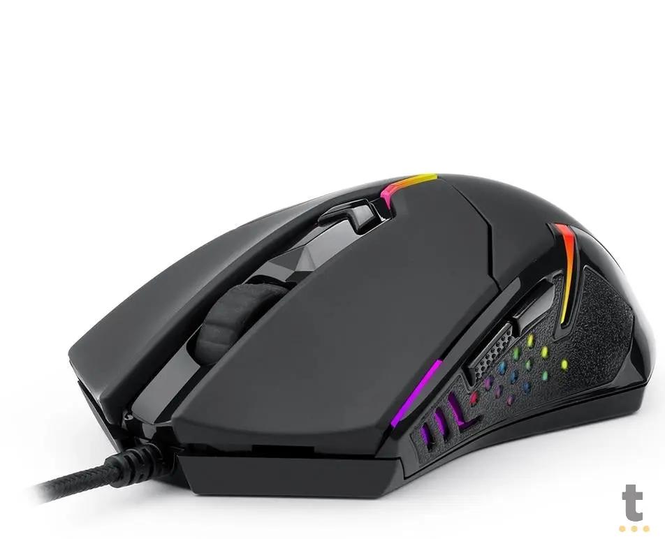 Mouse Gamer Redragon Centrophorus 2 Preto RGB - M601-RGB Truedata
