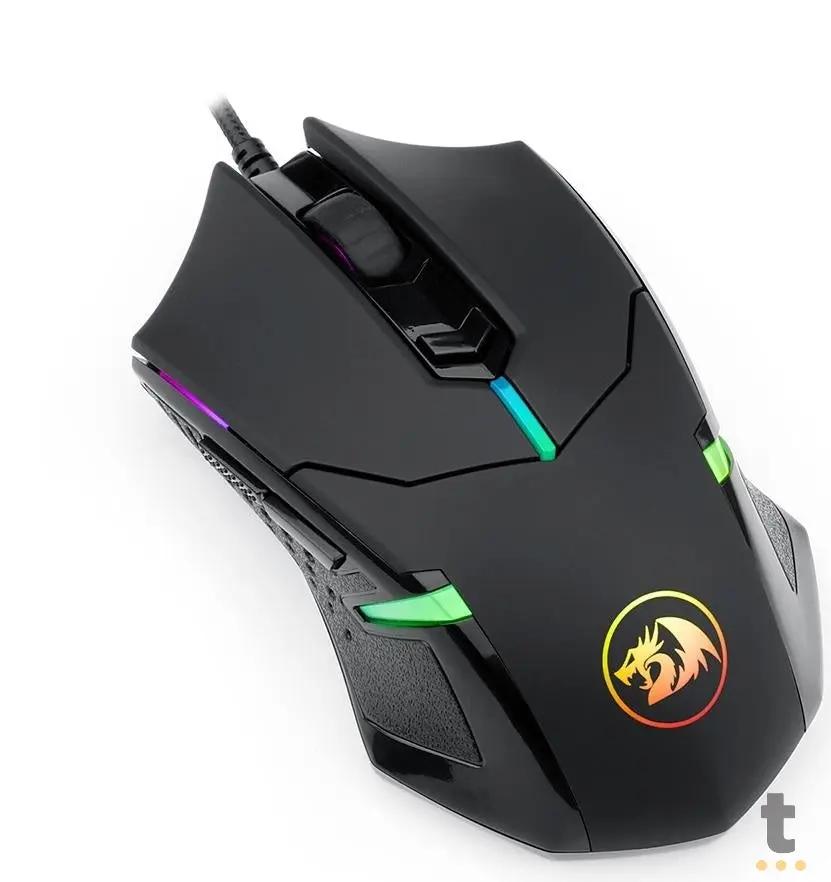Mouse Gamer Redragon Centrophorus 2 Preto RGB - M601-RGB Truedata