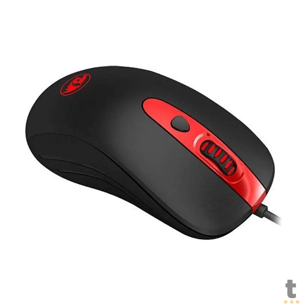 Mouse Gamer Redragon Cerberus 6 Botões 7200dpi Preto e Vermelho - M703 Truedata