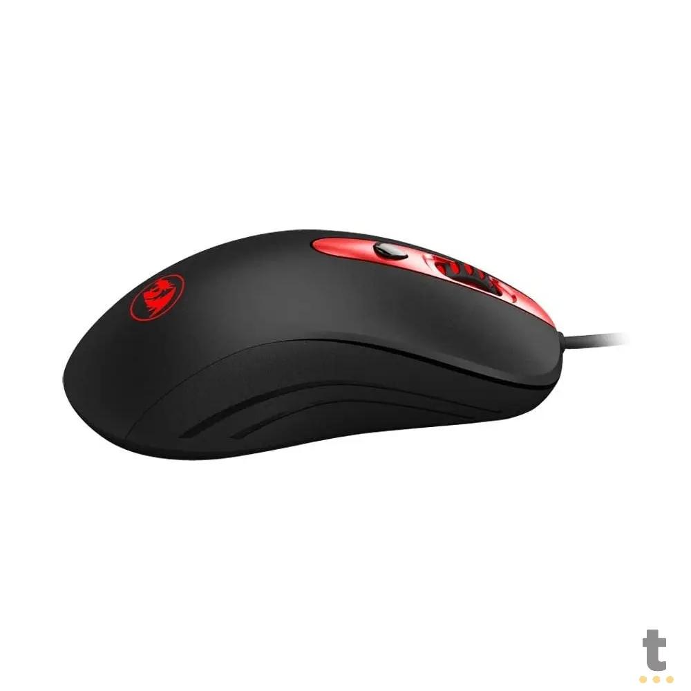 Mouse Gamer Redragon Cerberus 6 Botões 7200dpi Preto e Vermelho - M703 Truedata