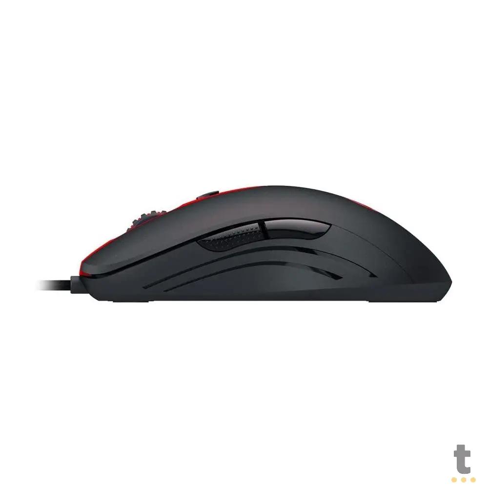 Mouse Gamer Redragon Cerberus 6 Botões 7200dpi Preto e Vermelho - M703 Truedata