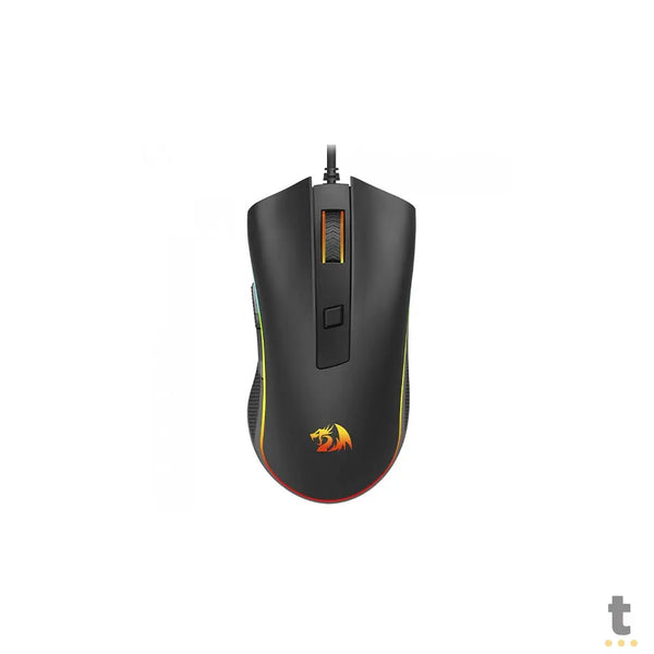 Mouse Gamer Redragon Cobra Cypher Lite 128000dpi 6 Botões Preto RGB - M611-RGB