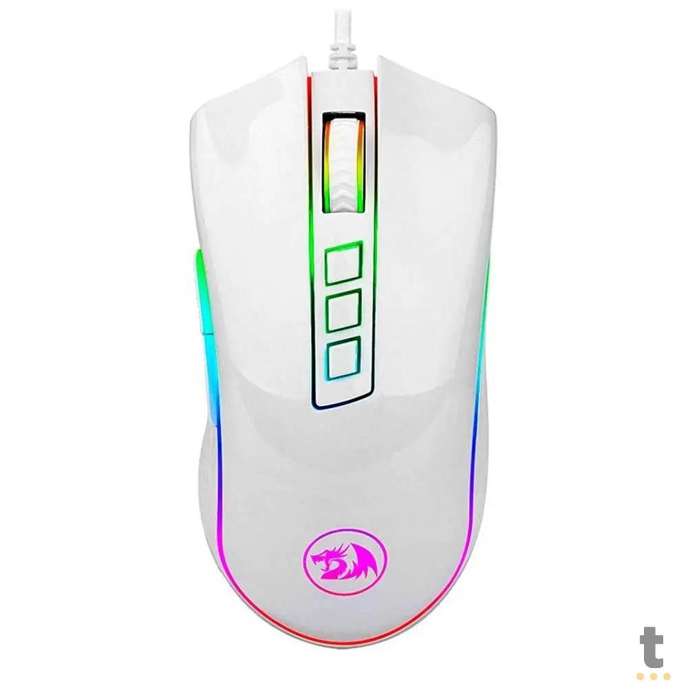 Mouse Gamer Redragon Cobra Lunar Branco RGB - M711W Truedata