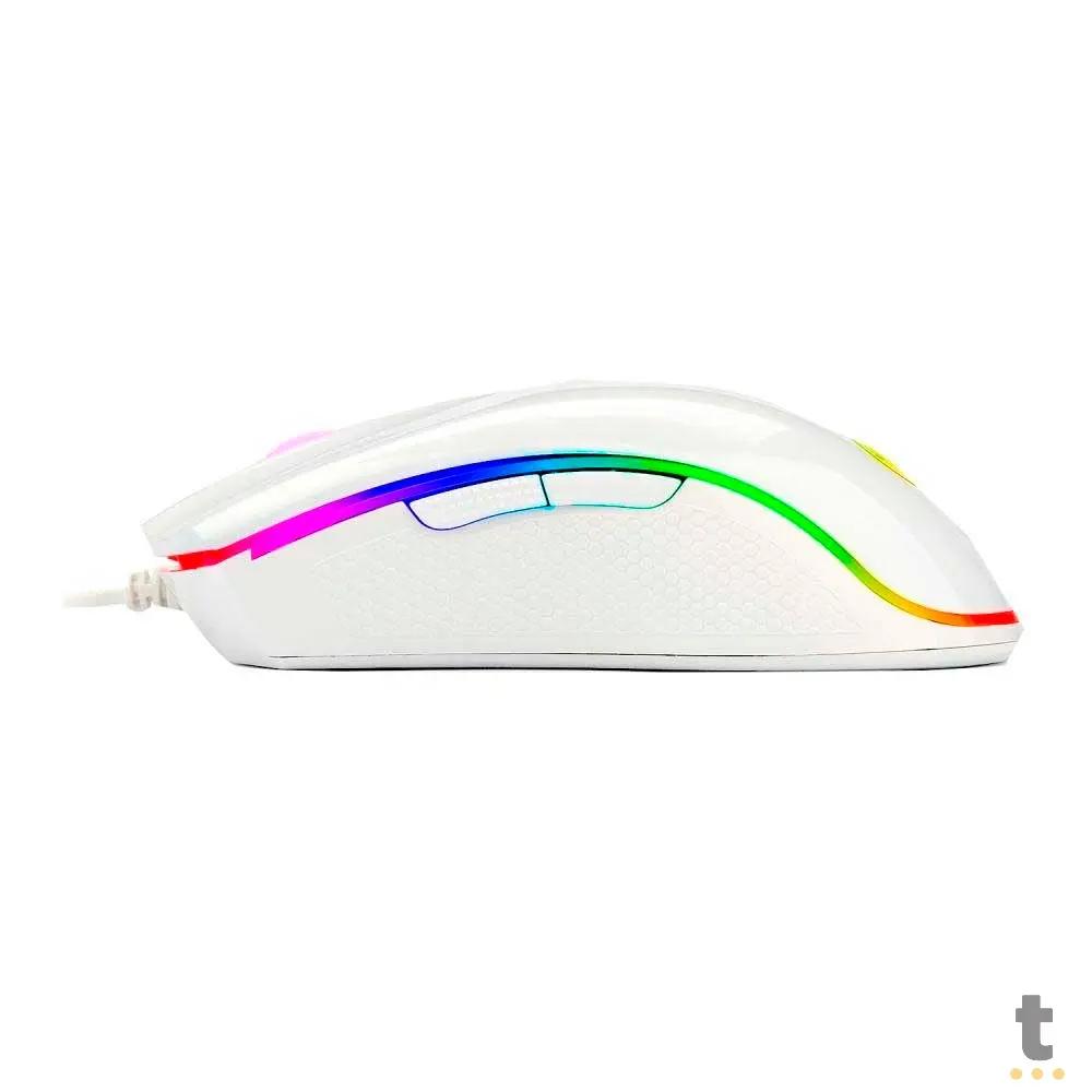 Mouse Gamer Redragon Cobra Lunar Branco RGB - M711W Truedata