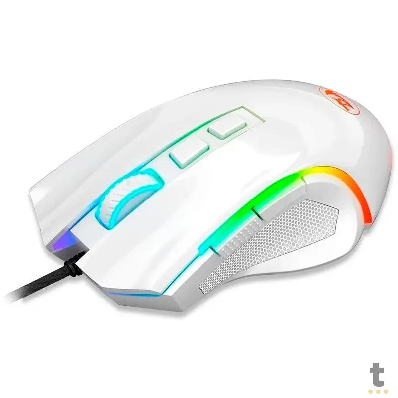 Mouse Gamer Redragon Griffin Branco RGB - M607W Truedata