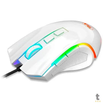 Mouse Gamer Redragon Griffin Branco RGB - M607W Truedata