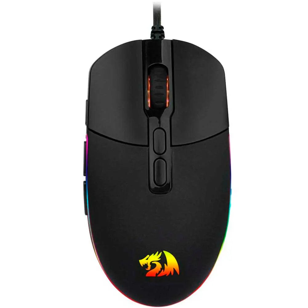 Mouse Gamer Redragon Invader 7 Botões 10000dpi Preto RGB - M719-RGB Truedata