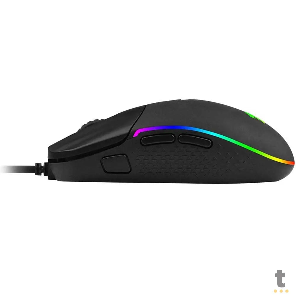 Mouse Gamer Redragon Invader 7 Botões 10000dpi Preto RGB - M719-RGB Truedata