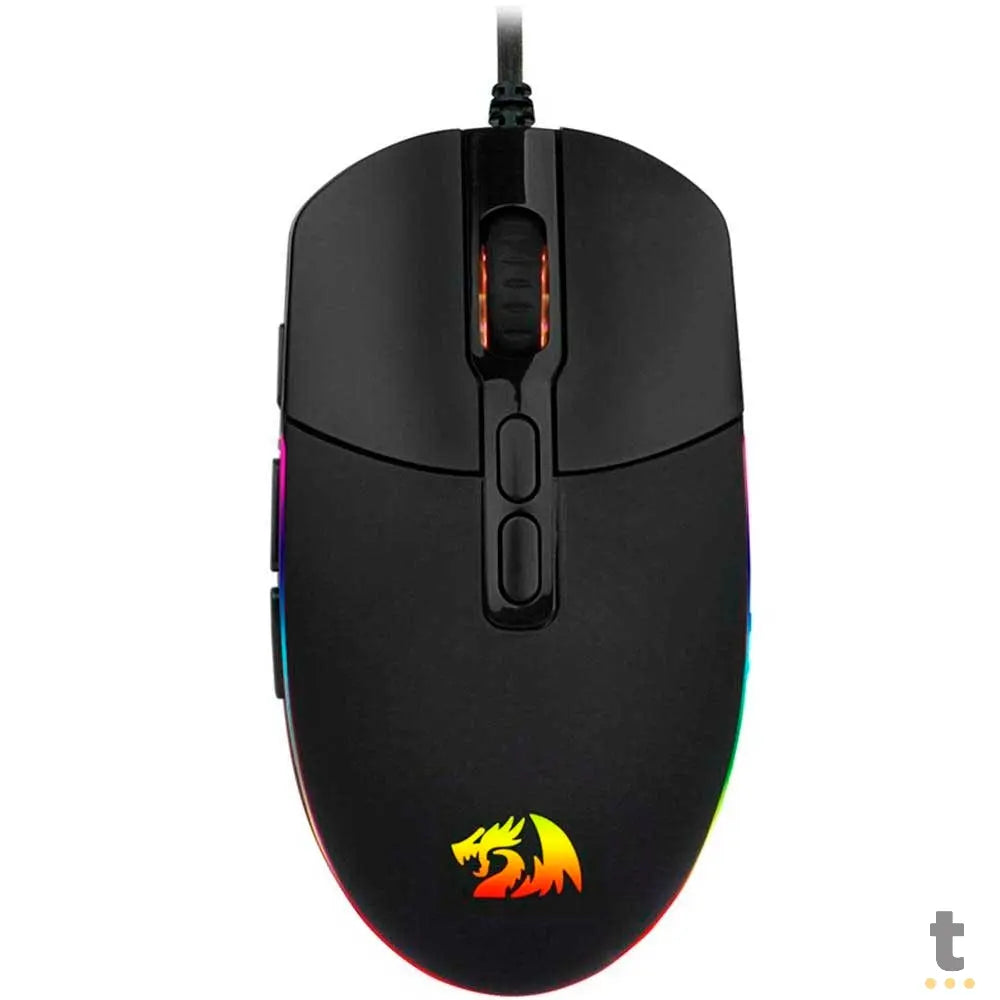 Mouse Gamer Redragon Invader 7 Botões 10000dpi Preto RGB - M719-RGB Truedata