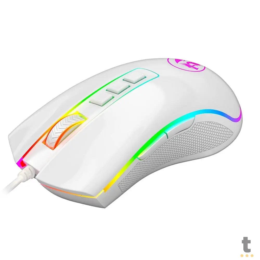 Mouse Gamer Redragon King Cobra Lunar Branco RGB - M711W-FPS Truedata