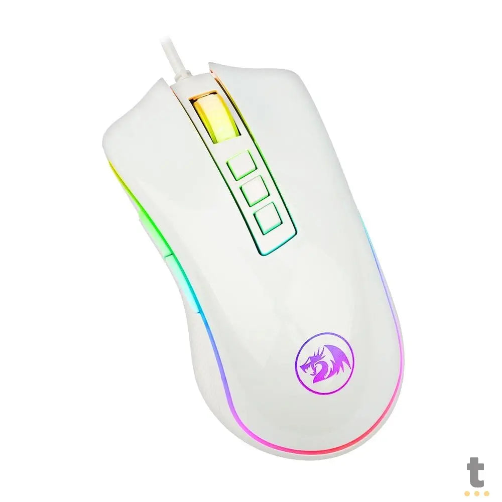 Mouse Gamer Redragon King Cobra Lunar Branco RGB - M711W-FPS Truedata