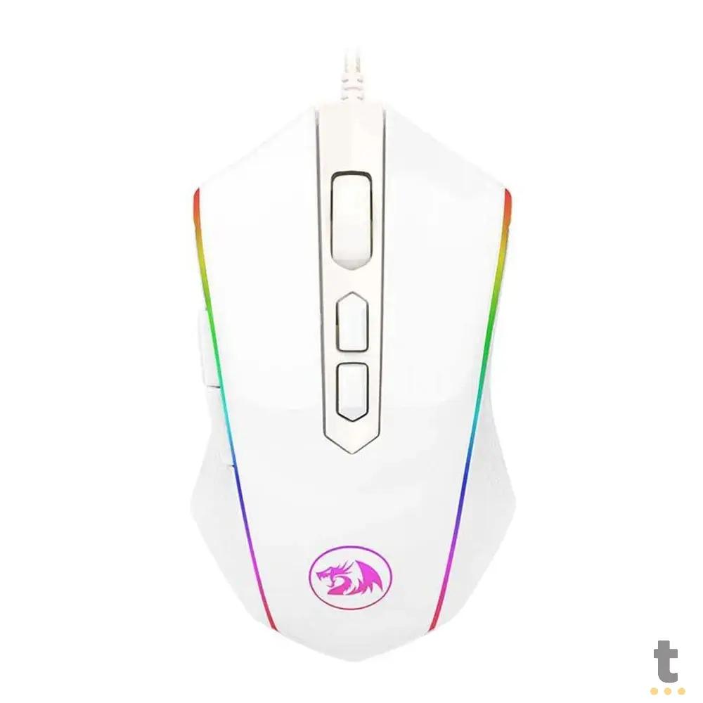 Mouse Gamer Redragon Memealion Lunar White RGB - M710W-RGB Truedata