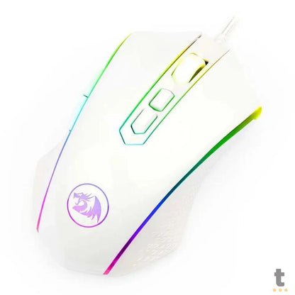 Mouse Gamer Redragon Memealion Lunar White RGB - M710W-RGB Truedata