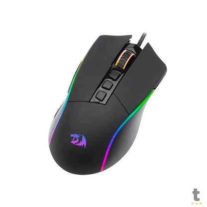 Mouse Gamer Redragon Plank 16000 dpi 9 Botões Preto RGB - M812-RGB Truedata
