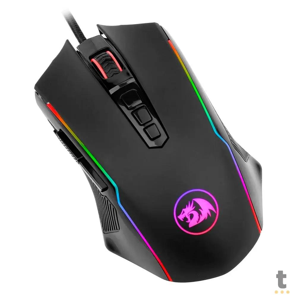 Mouse Gamer Redragon Ranger 9 Botões 12400dpi Preto RGB - M910-RGB Truedata