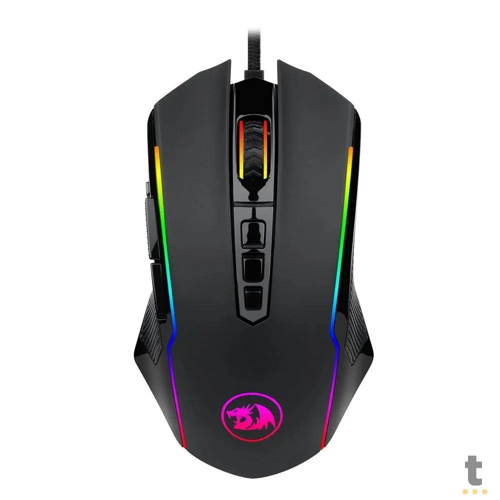 Mouse Gamer Redragon Ranger 9 Botões 12400dpi Preto RGB - M910-RGB Truedata