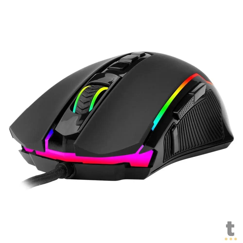 Mouse Gamer Redragon Ranger 9 Botões 12400dpi Preto RGB - M910-RGB Truedata