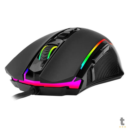 Mouse Gamer Redragon Ranger 9 Botões 12400dpi Preto RGB - M910-RGB Truedata