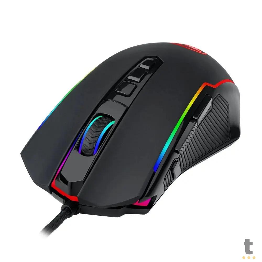 Mouse Gamer Redragon Ranger 9 Botões 12400dpi Preto RGB - M910-RGB Truedata