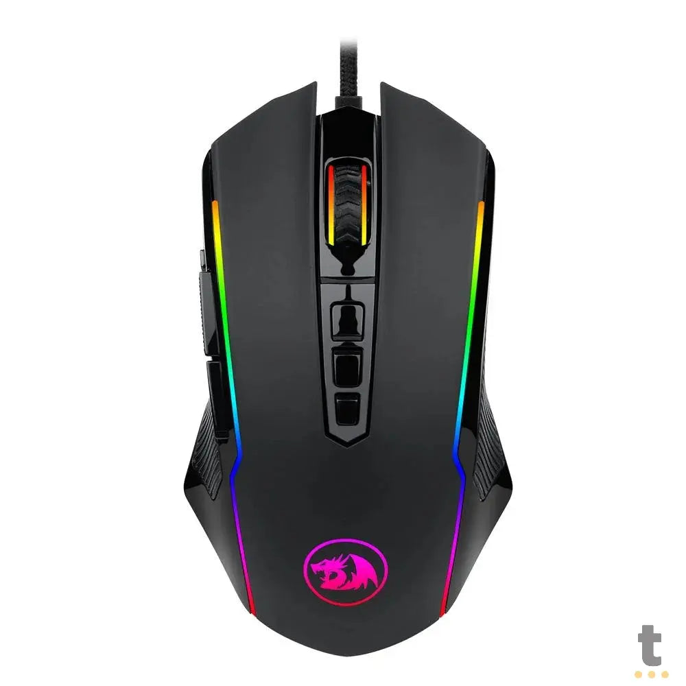 Mouse Gamer Redragon Ranger 9 Botões 12400dpi Preto RGB - M910-RGB Truedata