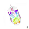 Mouse Gamer Redragon Reaping Elite 32000dpi 6 Botões RGB Branco e Rosa - M987WP-P Truedata