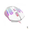 Mouse Gamer Redragon Reaping Elite 32000dpi 6 Botões RGB Branco e Rosa - M987WP-P Truedata