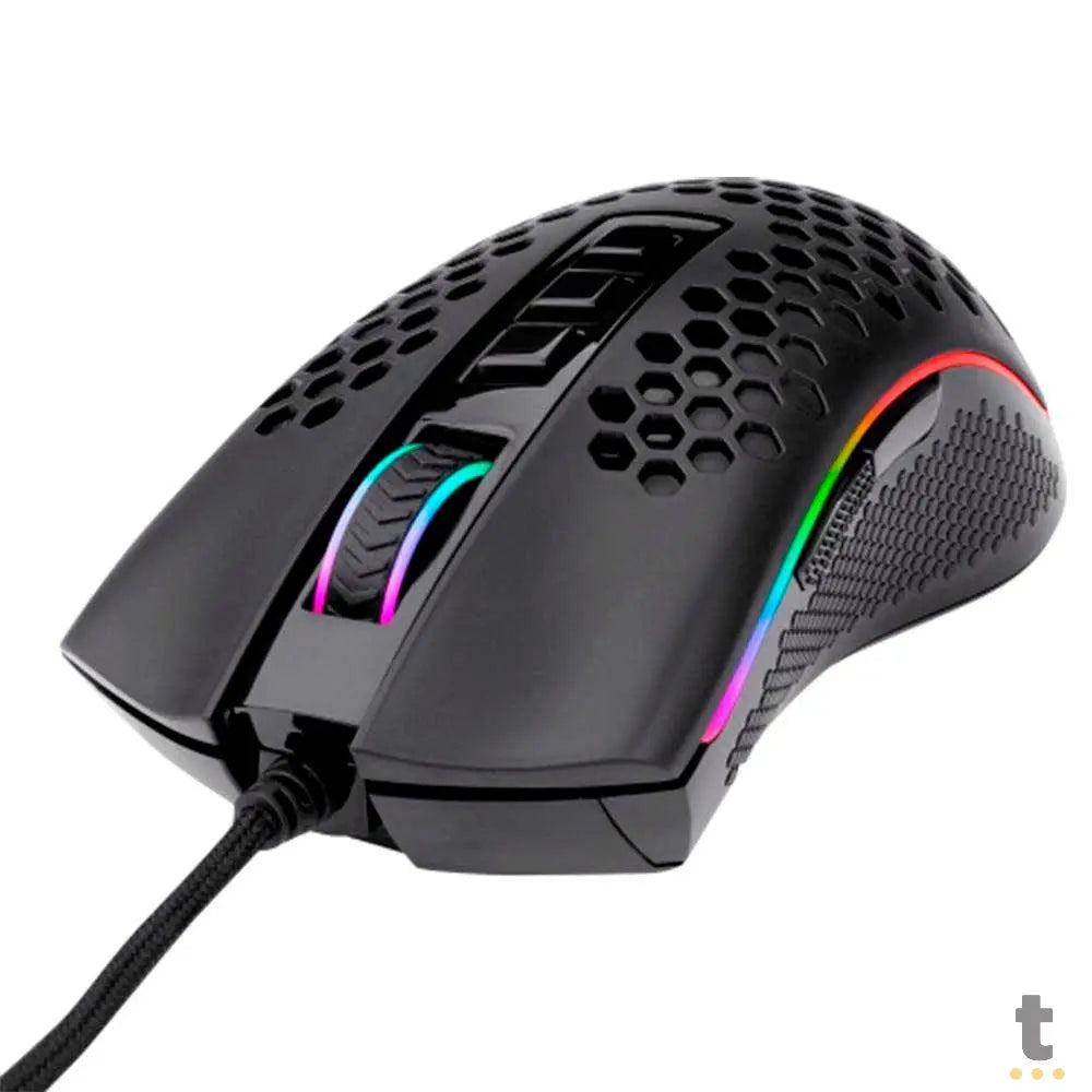 Mouse Gamer Redragon Storm Elite 8 Botões 16000dpi Preto RGB - M988-RGB Truedata