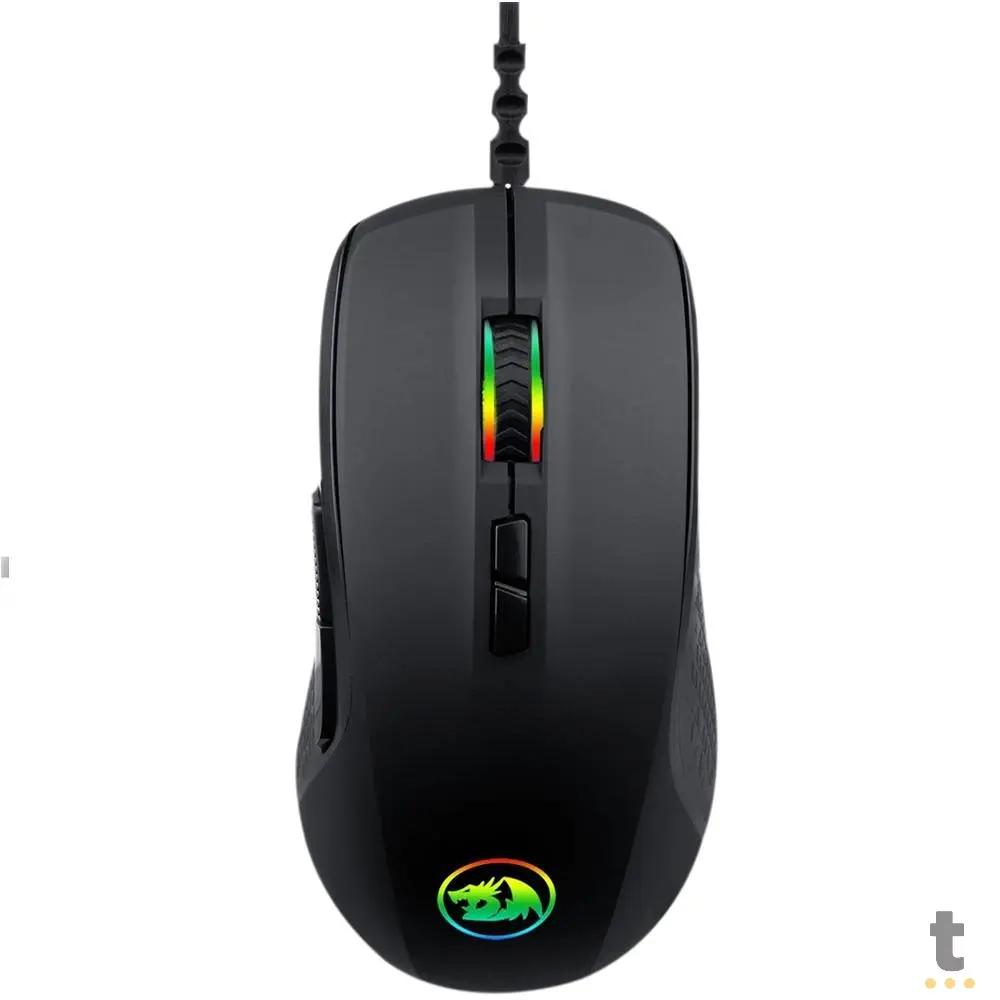 Mouse Gamer Redragon Stormrage 7 Botões 10000dpi Preto RGB - M718-RGB Truedata