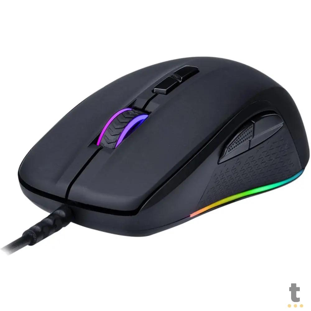 Mouse Gamer Redragon Stormrage 7 Botões 10000dpi Preto RGB - M718-RGB Truedata