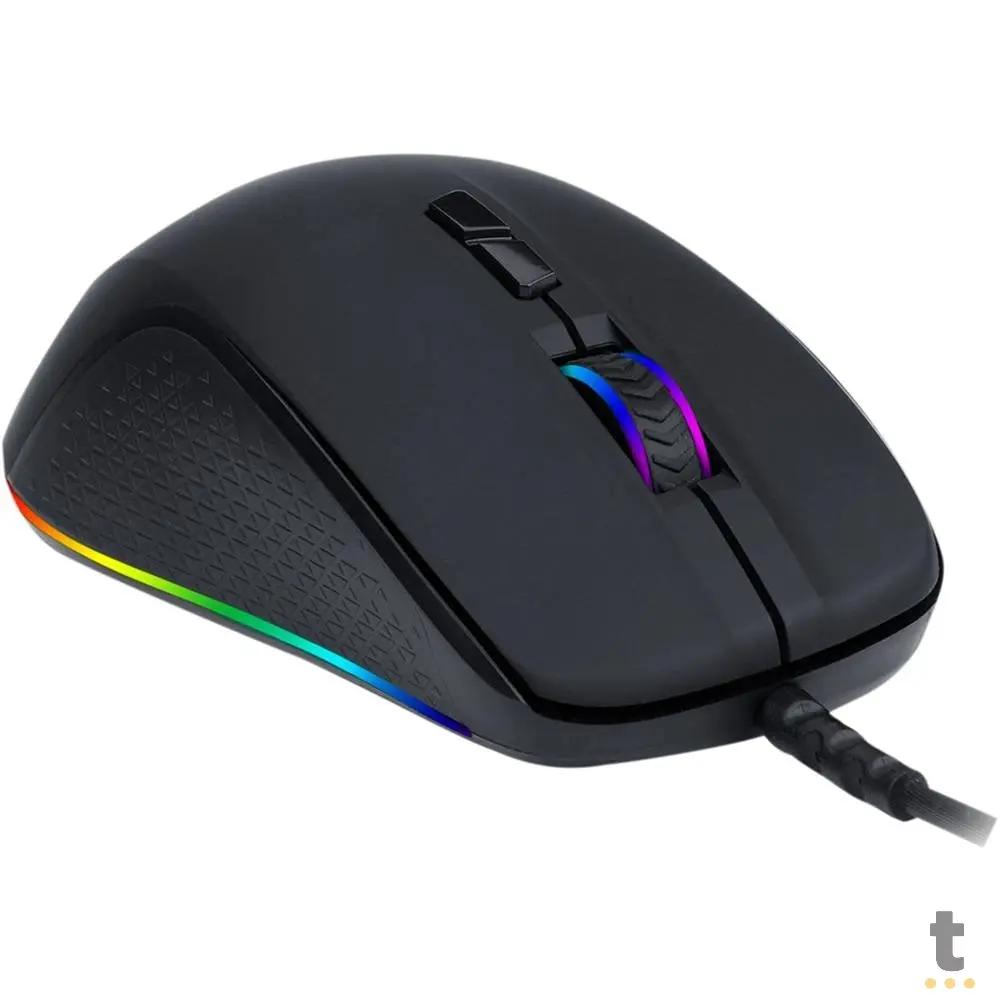 Mouse Gamer Redragon Stormrage 7 Botões 10000dpi Preto RGB - M718-RGB Truedata