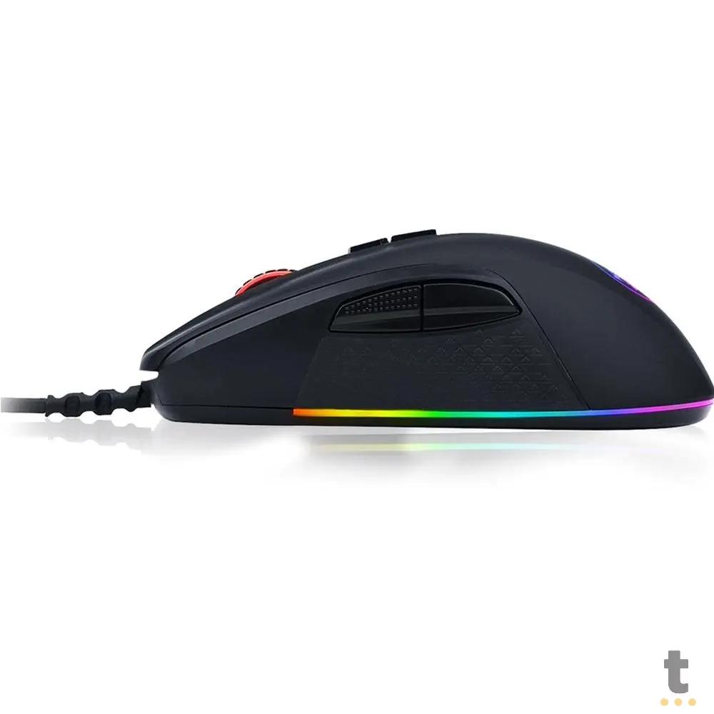 Mouse Gamer Redragon Stormrage 7 Botões 10000dpi Preto RGB - M718-RGB Truedata