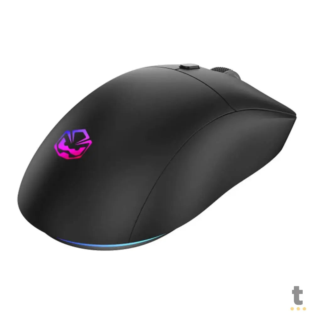 Mouse Gamer Sem Fio PCYes Basaran Black Vulcan 6 Botões 10000dpi RGB Preto - PMGBRSTBV Truedata