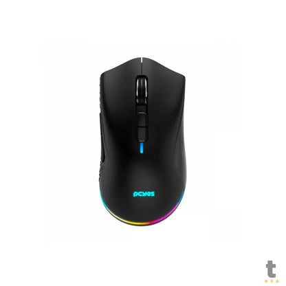 Mouse Gamer Sem Fio Recarregavel PCYes Anok 7 Botoes 16000dpi RGB Preto - PMGAKRGB Truedata