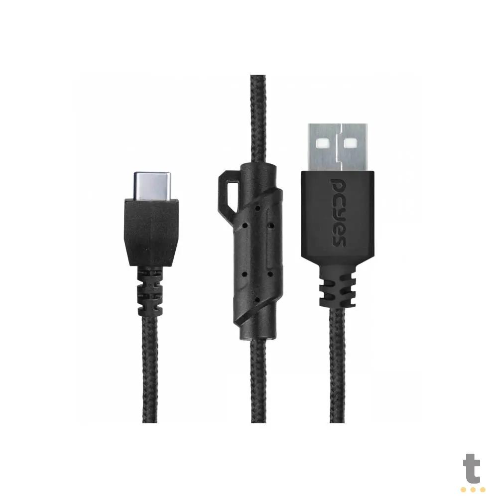 Mouse Gamer Sem Fio Recarregavel PCYes Anok 7 Botoes 16000dpi RGB Preto - PMGAKRGB Truedata