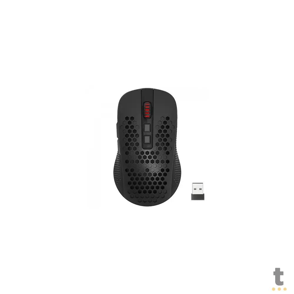 Mouse Gamer Sem Fio Recarregável Redragon Hana Wireless USB-C Bluetooth 7200dpi 7 Botões Preto RGB - M694-RGB Truedata