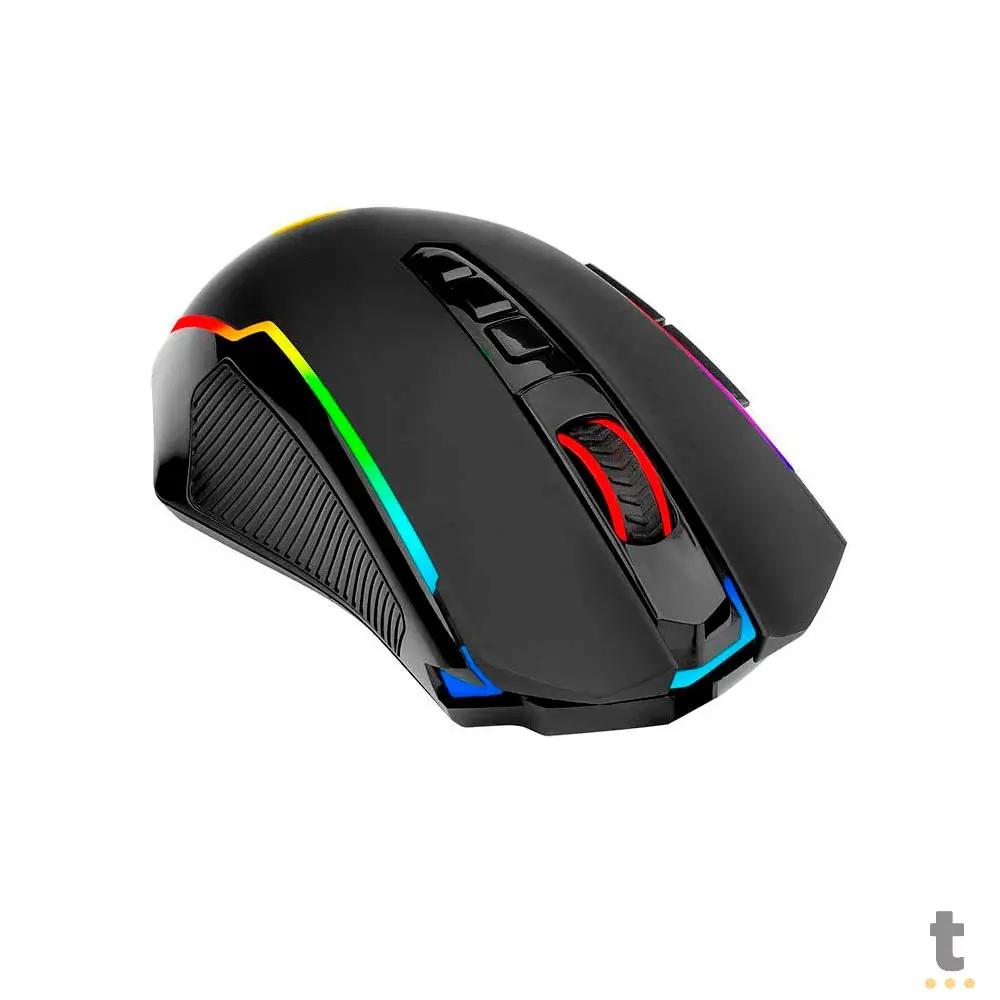 Mouse Gamer Sem Fio Redragon Nix Wireless 10000 dpi 9 Botões Preto RGB - M914-RGB Truedata