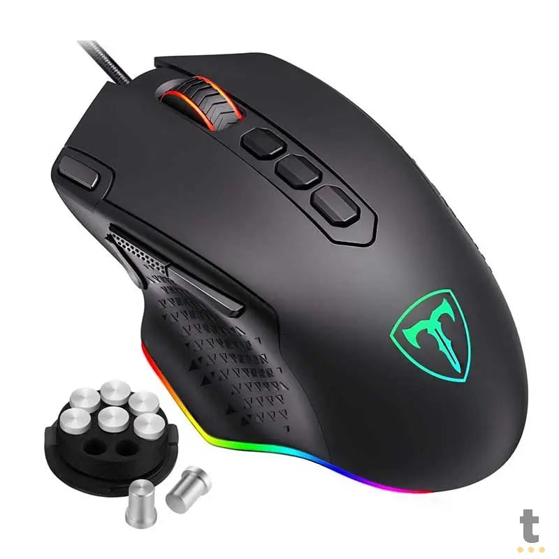 Mouse Gamer T-Dagger Bettle 10 Botoes 8000dpi RGB - T-TGM305 Truedata