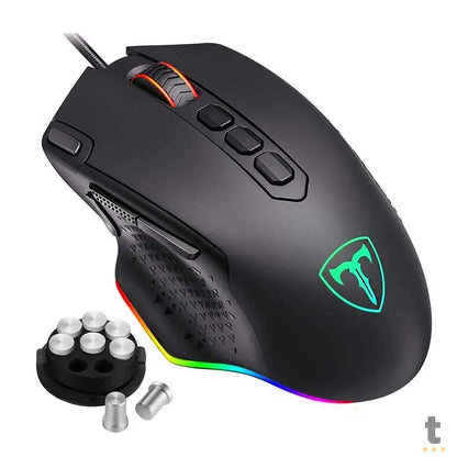 Mouse Gamer T-Dagger Bettle 10 Botoes 8000dpi RGB - T-TGM305 Truedata