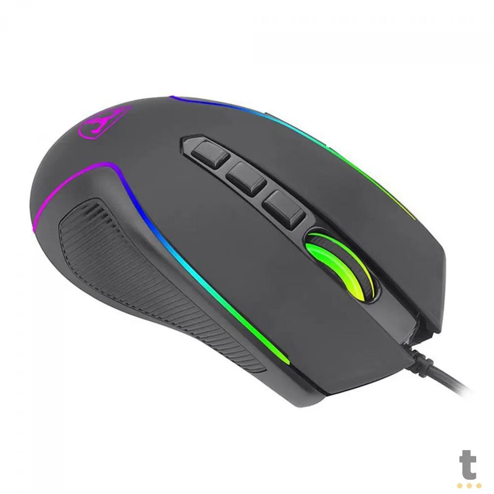Mouse Gamer T-Dagger Darkangel 8 Botões Programáveis Preto RGB - T-TGM209 Truedata