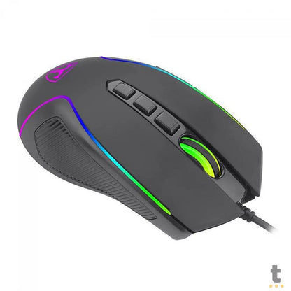 Mouse Gamer T-Dagger Darkangel 8 Botões Programáveis Preto RGB - T-TGM209 Truedata