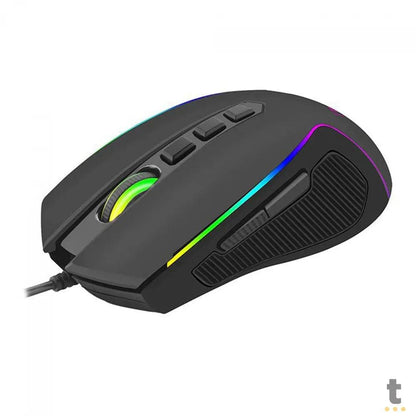 Mouse Gamer T-Dagger Darkangel 8 Botões Programáveis Preto RGB - T-TGM209 Truedata