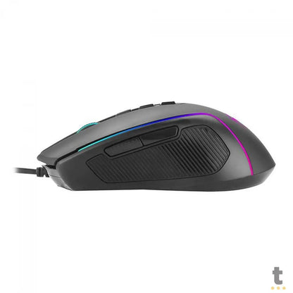 Mouse Gamer T-Dagger Darkangel 8 Botões Programáveis Preto RGB - T-TGM209 Truedata