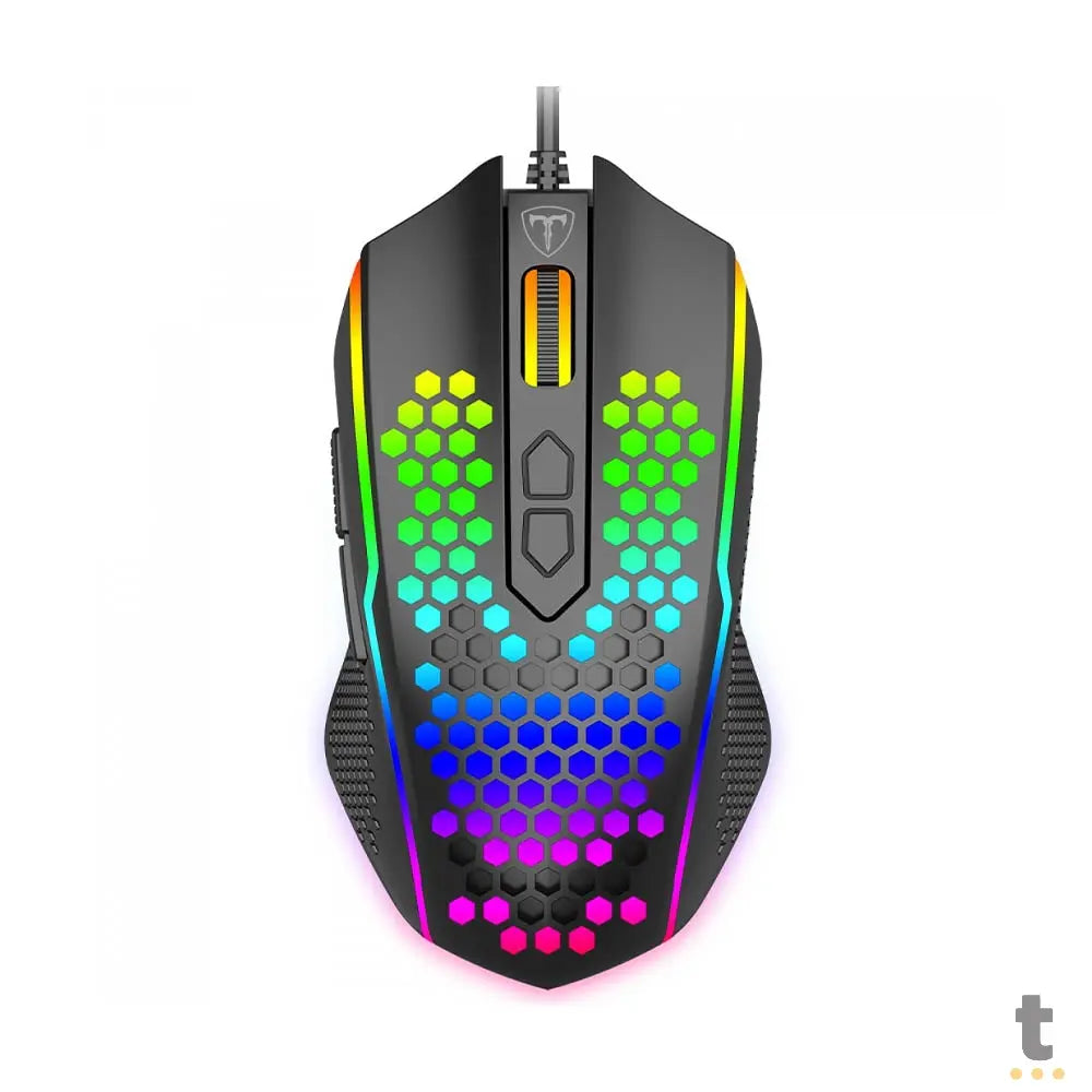Mouse Gamer T-Dagger Imperial V4 10 Botões 10000dpi RGB - T-TGM310 Truedata