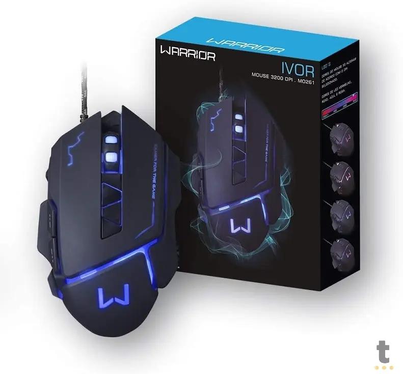 Mouse Gamer Usb Warrior Ivor 3200dpi Mo261 Truedata